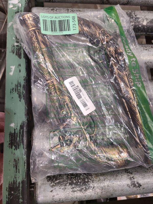 Photo 1 of 2 Pcs Pirate Gun Toy Pistol Fake Pistol Pirate Pistol Flintlock Pistol Prop for Pirate Costume Accessories Pirate Party Props