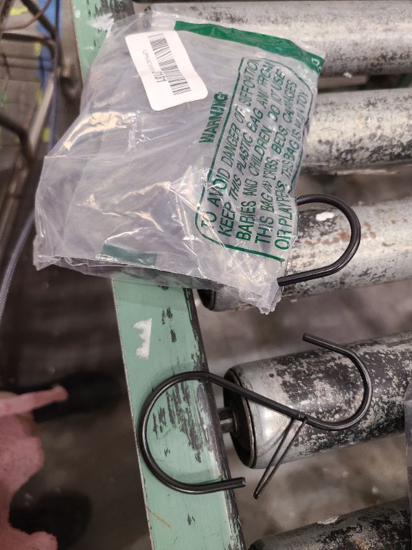 Photo 1 of 4 Inch 16 Pack Large S Hooks for Hanging with Safety Buckle,Heavy DutyS Hooks for Hanging Plants, Metal Black S Hooks, Closet Hooks for Bird Feeders, Jeans, Clothes, Pots, Pans, Towels, Kitchen, Bags