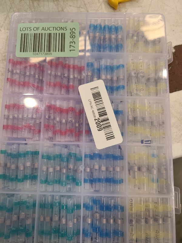 Photo 1 of 350 Pcs Solder Seal Wire Connectors Heat Shrink Butt Connectors Kit Marine Waterproof Wiring Electrical Cable Splice Terminals for Boat Automotive RV Trailer
