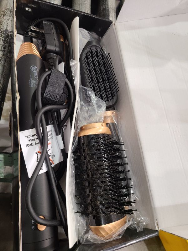 Photo 1 of 5 in 1 Blow Dryer Brush,Hair Dryer Brush with Detachable Air Styler,Negative Ionic Magic Hair Styler,Hot Air Brush for Women Volumizer,Straightener,Drying