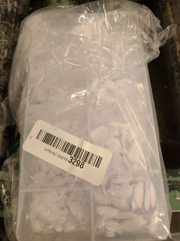 Photo 1 of AIMEILI Fake Toenail Tips - 550pcs 10 Sizes White Full Cover Toe Art Nails Gel Nail Extensions for Foot Manicure Women Nail Salons and DIY
