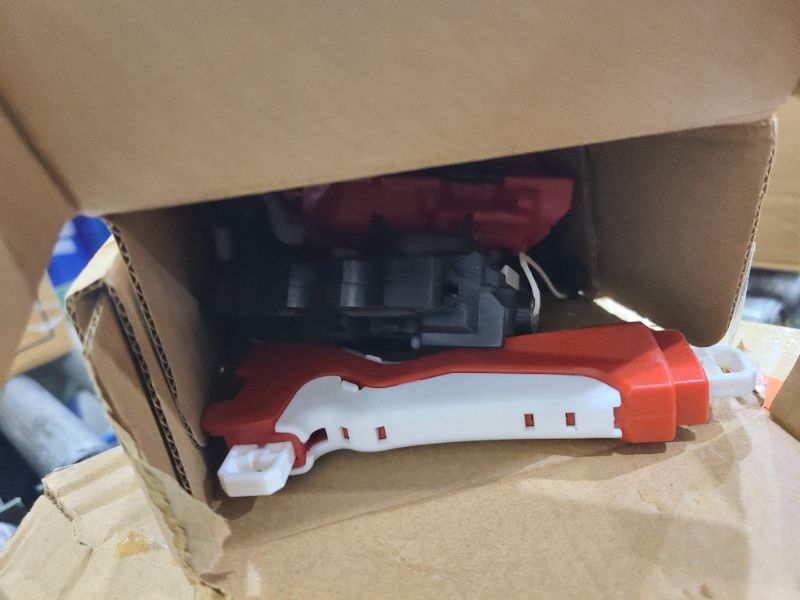 Photo 1 of 2 Pack String Launchers and Grips, Battling Burst Launcher, Left/Right Spin, Only Compatible with Burst, Two Launch Modes Gyros(Black+Red)