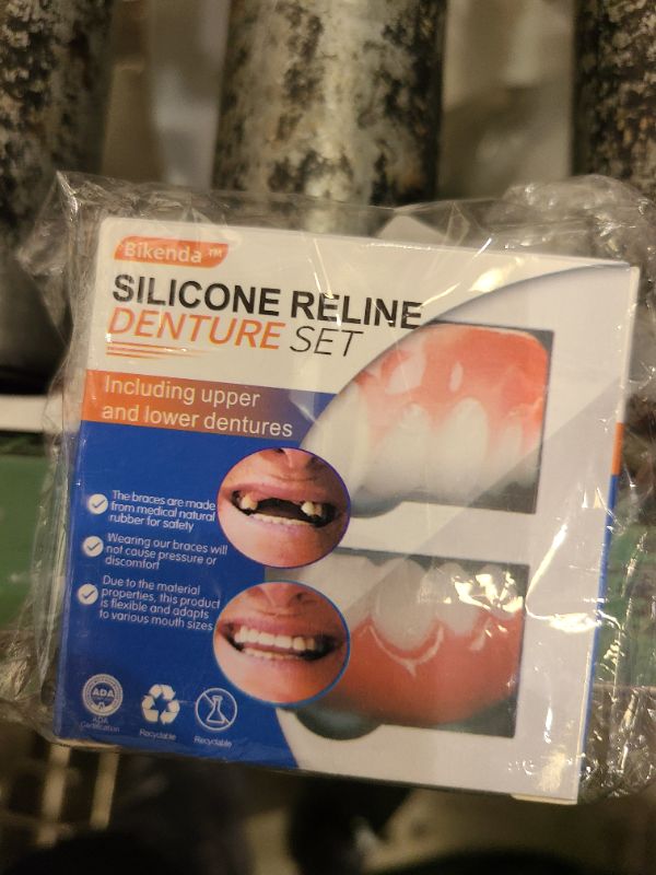 Photo 1 of 2PCS Silicone Reline Denture Set, Silicone Dentures