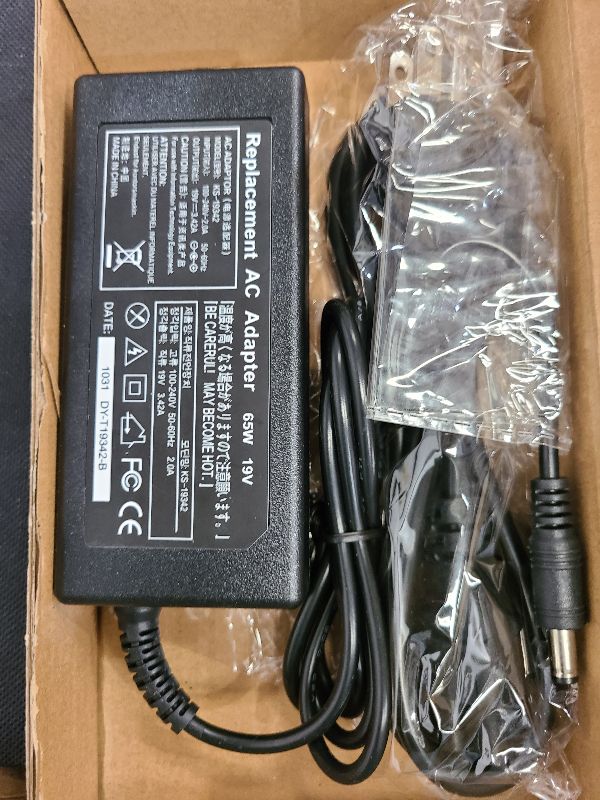 Photo 1 of 19V AC Power Cord for HP Monitor 20" 21.5" 23" 23.8" 25" 27", Replacement for 27f 24f 22cwa 24m 23er 23es 27eb 32f vh240a 24ea 27 25vx 27es ADPC1945 IPS LED HD Monitor Adapter