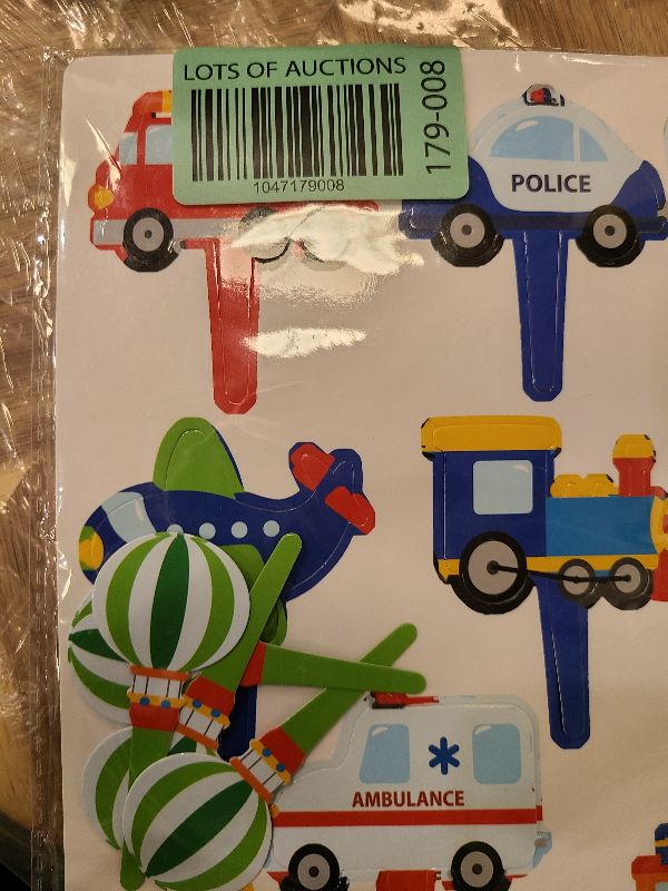 Photo 1 of 40 Pcs Garbage Truck Cupcake Toppers - Garbage Truck Party Decorations and Garbage Truck Party Cupcake Toppers