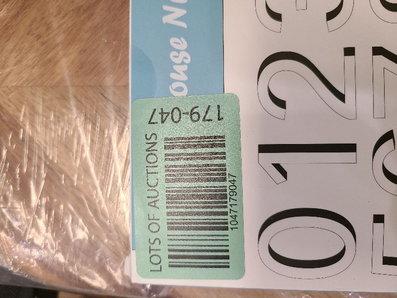 Photo 1 of IVERRA 8 Inch Large Floating House Numbers, Black Modern House Number for Outside, Home Address Numbers for Outdoor Garage Gate Wall Street (7)