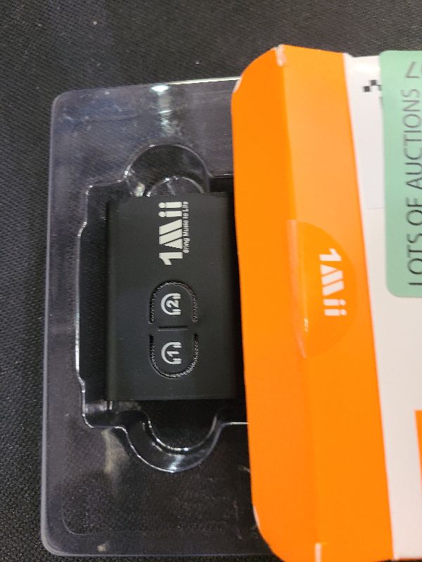 Photo 1 of 1Mii Bluetooth 5.3 Transmitter Receiver for TV to Wireless Headphones, Dual Link AptX Adaptive/Low Latency/HD Audio, Aux Adapter for Home Stereo, Airplane, Boat, Gym