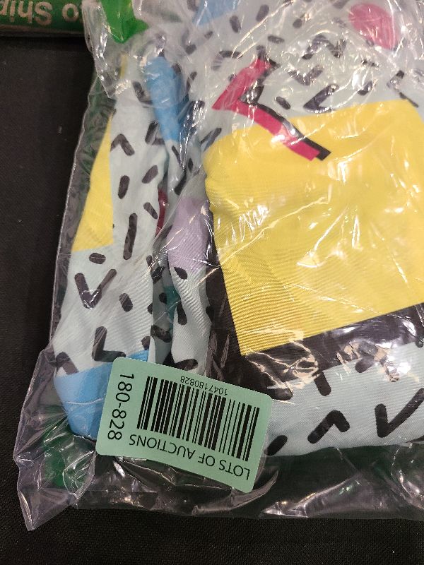 Photo 1 of 80s Shirts for Men Funny Vintage 90s Outfit Hawaiian Party Beach Shirts Button Down Retro Disco Shirt Mens 1980s Clothing 80s Geometric Green 3XL