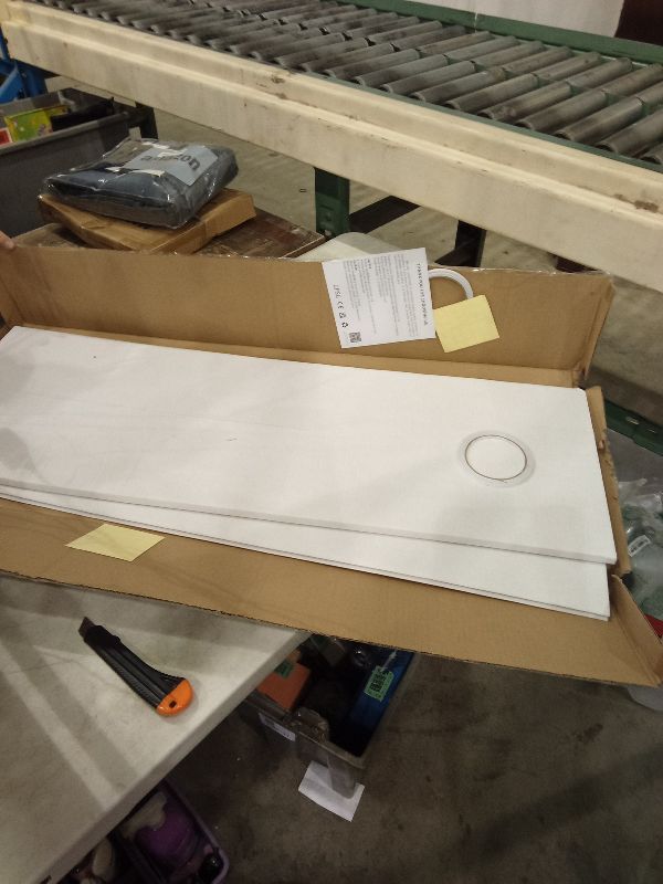 Photo 1 of 2 Pack Trifold Poster Board 48" X 36", IKAYAS 36 X 48 inch Double Sided White Poster Boards with Board Headers, Science Fair Display Boards for Mounting, Art,Display, Projects Classroom Supplies
