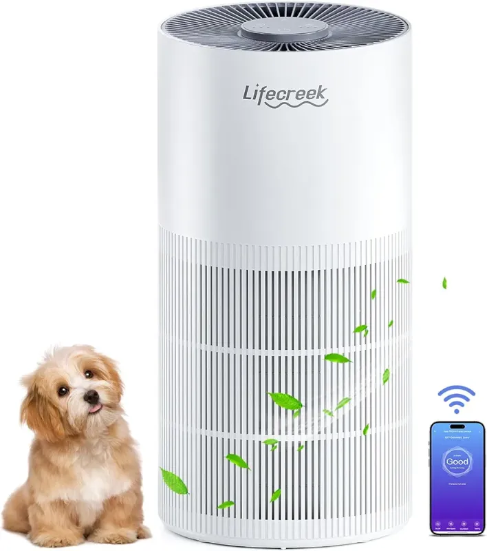 Photo 1 of Hepa Air Purifier for Large Rooms up to 1084 Ft², Smart Air Purifier WiFi Control & Bluetooth, 3-Stage Filter Air Purifiers for Home 22 dB, Air Purify Filter Cleaners for Pets House.
