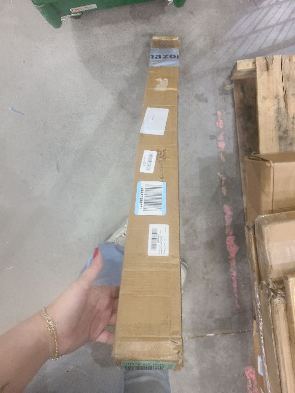 Photo 1 of Pushglossy 1 Pack Storm Door Sweep Replacement Bottom Sweep Aluminum Expander for Security Storm 1" Thickness 36" Width Door Weatherstripping (White)