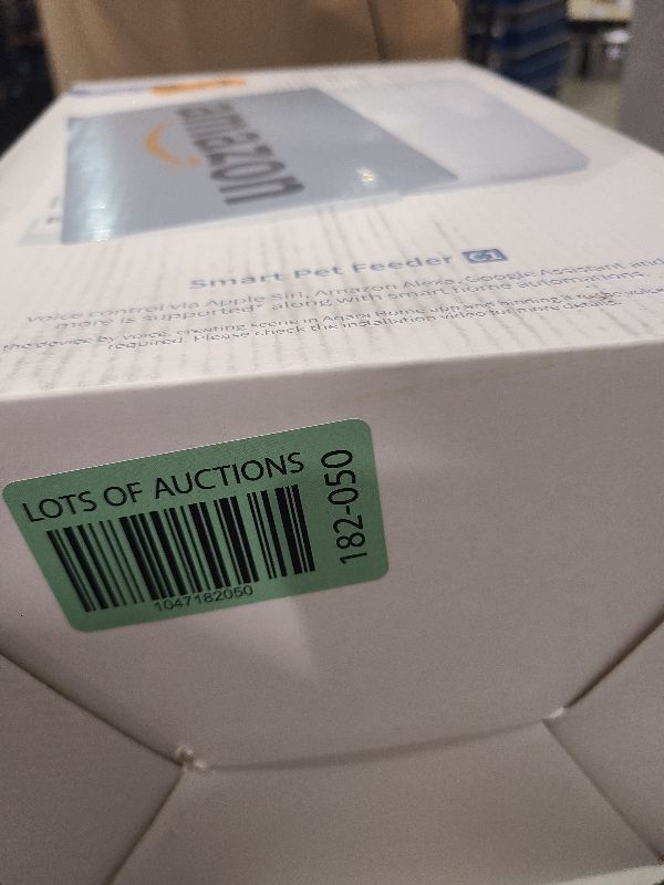 Photo 1 of Aqara Smart Pet Feeder C1, REQUIRES AQARA Zigbee 3.0 HUB, Automatic Feeder for Cats and Dogs, Auto Cat Food Dispenser with APP Control, Can be Controlled by Google, Alexa, Siri, Works with SmartThings