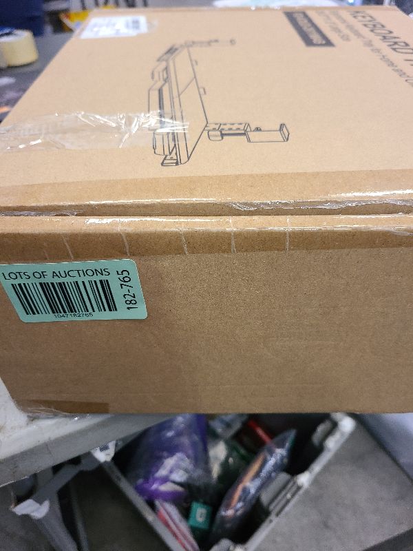 Photo 1 of Height Adjustable Keyboard Tray Under Desk Slide Out, 27(33 Including Clamps)*11 Inch, Ergonomic Keyboard & Mouse Drawer Extender Holder, Sturdy C-Clamp Mount, for Home, Office, Black