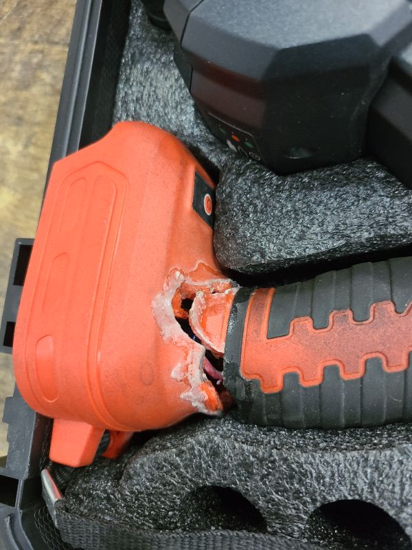 Photo 1 of 750N.m Cordless Impact Wrench, 1/2" Electric Brushless Impact Gun for Car Home High Torque 3300RPM 550 ft-lbs Pistola De Impacto for Car Truck Mower 4.0A Li-ion Battery Fast Charger 5 Pcs Sockets