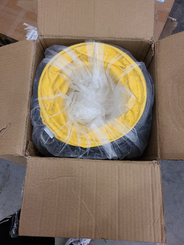 Photo 1 of 16FT Ducting Hose 10IN PVC Flexible Duct Hosing with Adjustable Rope S Hook & Steel Support for Utility Blower Exhaust Fan (10''x16ft)