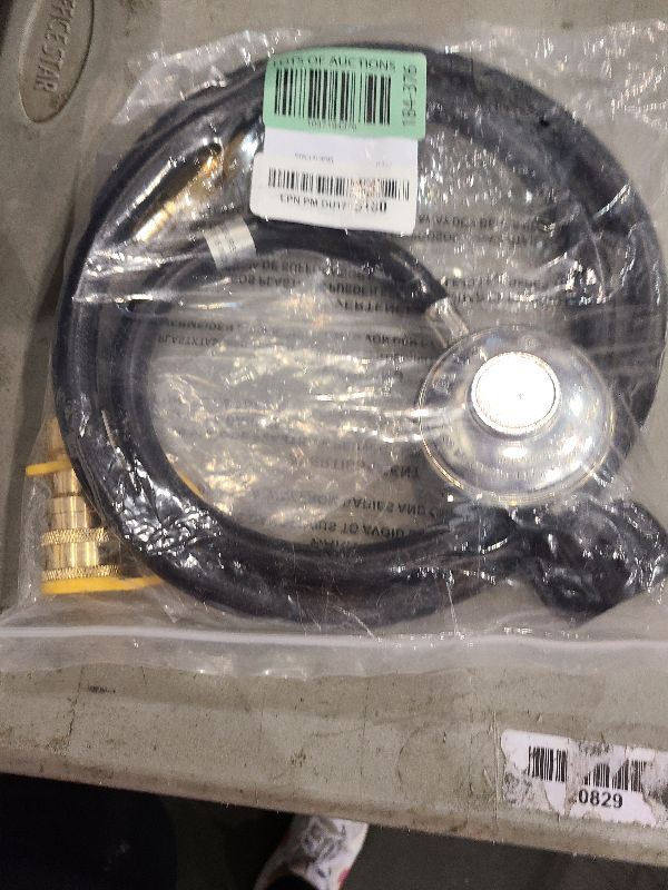 Photo 1 of 5FT Propane Hose with Regulator, 3/8 inch Quick Connect Disconnect for MH18B & F271803 Mr Buddy Heater, Big Buddy Indoor Outdoor Heater, Little Buddy Propane Heater Replacement Parts Accessories