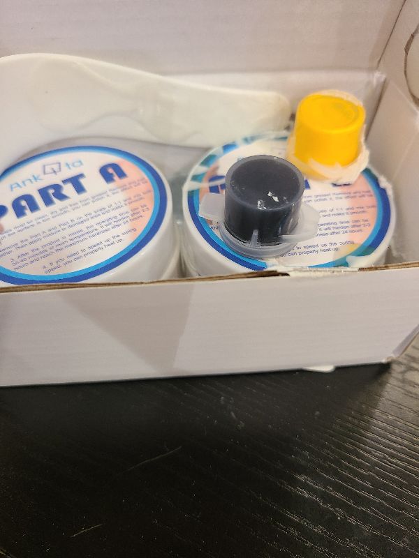 Photo 1 of Fiberglass Tub Repair Kit (Color Match), 3.7oz Fiberglass Shower, Porcelain Sink and Acrylic Bathtub Repair Kit, Quick to Fix Cracks, Chips, Dents, Holes on Bath Tub & Toilet, Almond/Biscuit/Bone
