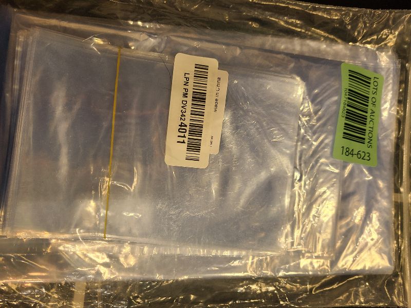 Photo 1 of 200Pcs Heat Shrink Wrap Bags – 3 Sizes 4x6" (120) 8x10" (50) 10x12" (30) Clear PVC Plastic – Compatible with Any Heat Gun or Hair Dryer at Medium Temperature – Great for Wrapping DIY Crafts and Gifts