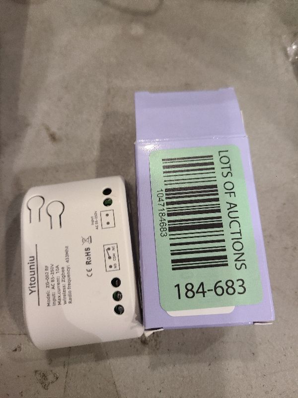 Photo 1 of Yitouniu Zigbee 1CH AC 85-250V USB 5V Relay Smart Switch Module,Wireless APP Remote Control with Inching/Self-Lock Switch modle,Works with Tuya Zigbee Gateway,Alexa,Google Home (Required ZigBee Hub)