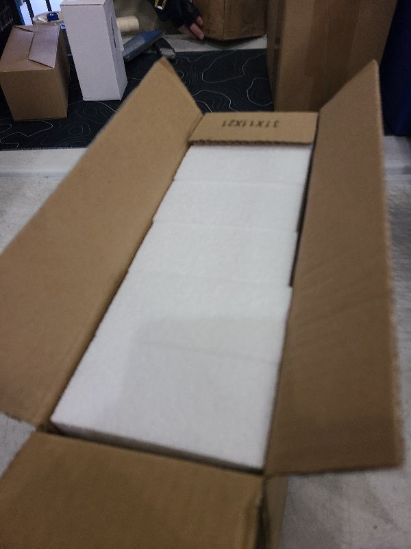 Photo 1 of 6 Pack Foam Blocks for Crafts - Polystyrene Brick Rectangles for Art Sculpting, Flower Arrangements, DIY, Packing (8 x 4 x 2 in)