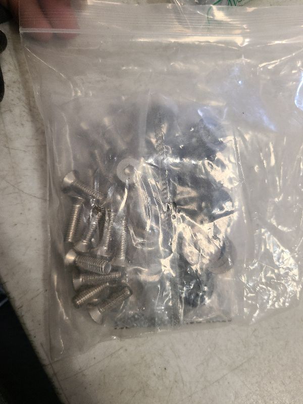 Photo 1 of 20Pcs/Set Bumper Fender Washers Engine Bay Dress Up Bolts Fasteners M6 JDM Fender Washer Kit-Black