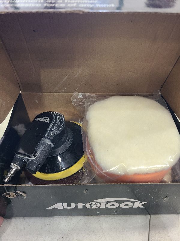 Photo 1 of Autolcok 6 Inches Air Random Orbital Sander, Pneumatic Palm Car Sanders For Wood Polisher Metal,And Auto Body Work, Da Sanders, Dual-action Sander