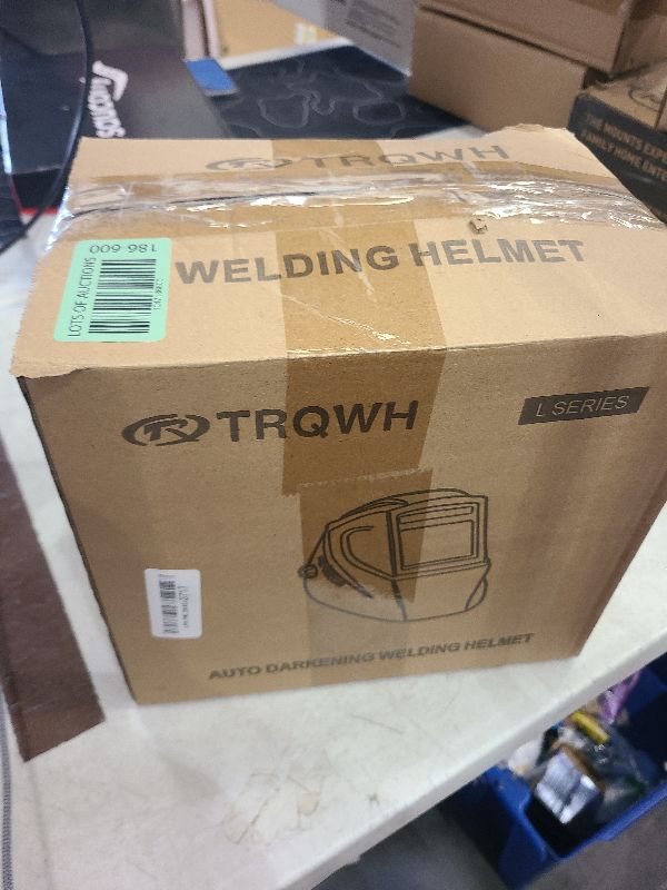 Photo 1 of TRQWH Welding Helmet Auto Darkening Large Viewing True Color Solar Powered Welding Hood with 4 Arc Sensor Adjustable Wide Shade Range 4~5-8/9-13 Welder Mask for TIG MIG ARC Weld (TRQWH-LE05)