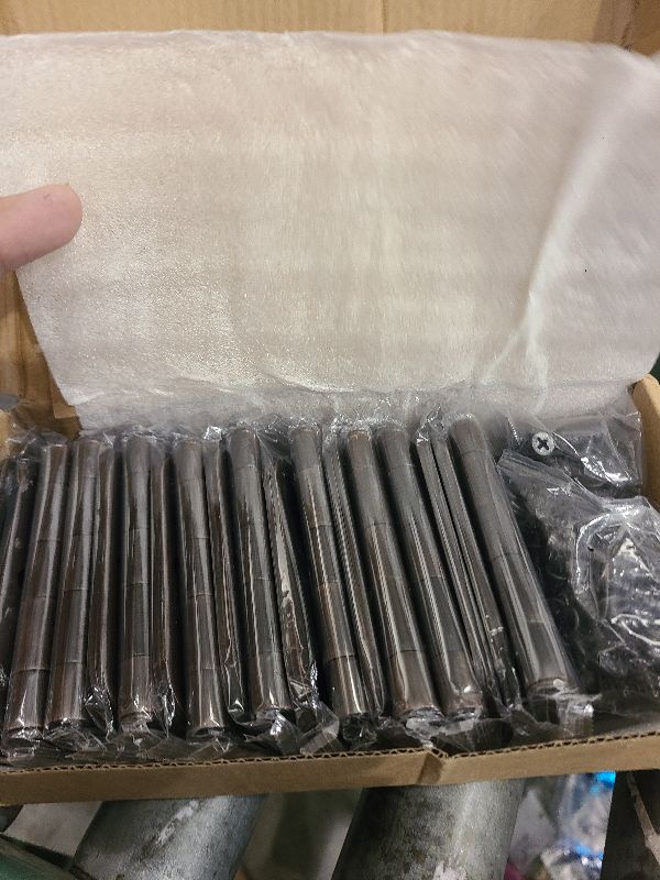 Photo 1 of 18 Pack Oil Rubbed Bronze Door Hinges 3.5" x 3 1/2 Inch Black Brushed Interior Hinge Rounded 5/8" Radius Corner 3 ½"Iron Residential Standard Bedroom Bifold Single Double Doors Hardware Kit
