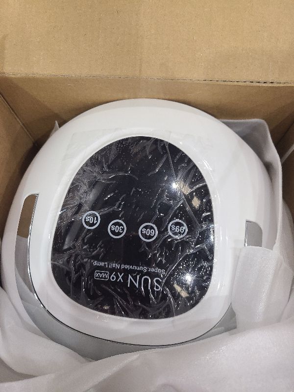 Photo 1 of 268W LED UV Light Dryer for Nails Gel Polish with 57 Lamp Beads 4 Timer Setting & LCD Touch Display Screen, Auto Sensor, Professional Nail Lamp