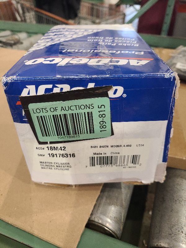 Photo 1 of ACDelco Professional 18M42 Brake Master Cylinder Assembly