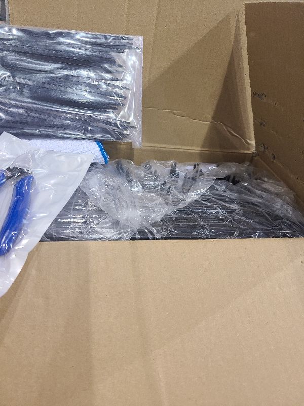 Photo 1 of 30 Panels No Dig Fence, Animal Barrier Fencing, 13in(H) x 30ft(L) Fence Barrier for Bottom, Rabbit Fencing for Garden, Dog Fences Barrier, Rustproof Metal Fences Border for Outdoor
