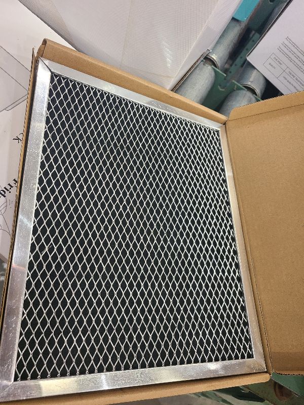 Photo 1 of 97007696 Range Hood Filter Charcoal Odour Filter for Range vent hood (8 3/4" X 10 1/2" X 3/8")-2 Pack by Cenipar
