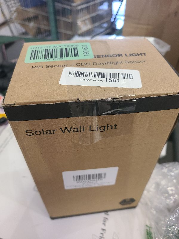 Photo 1 of 6 Pack Solar Lights Outdoor, 3 Modes/100LED Solar Security Lights Wireless IP65 Waterproof Solar Motion Lights Outdoor Solar Wall Lights Outdoor Lights for Front Door, Backyard, Garage, Deck…