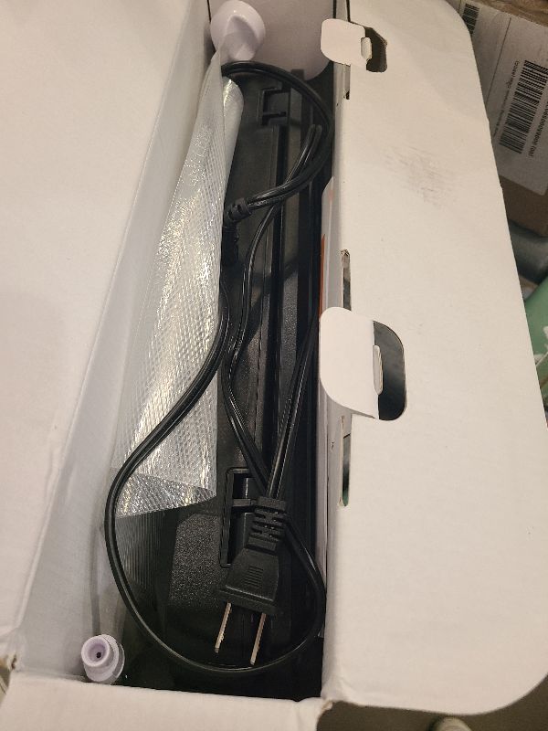 Photo 1 of MEGAWISE 2025 Powerful Vacuum Sealer Machine | Compact Design | One-Touch Automatic | Seal in 10-20 Seconds | Dry, Moist, Wet, and Cold Modes | With 10 Vacuum Bags & Built-in Cutter (Grey)