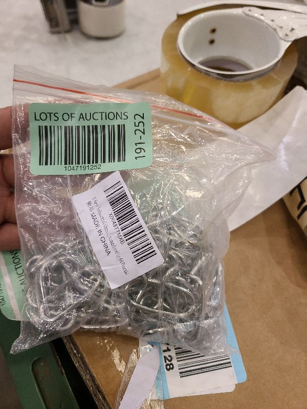 Photo 1 of 6 Feet Industrial Silver Light Fixture Chain, Adjustable Metal Pendant Chandelier Chain Extension with Detachable Link, Maximum Load is 66 Pounds