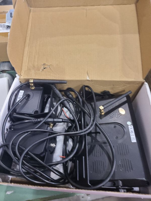 Photo 1 of Hikity Wireless Backup Camera System, HD 1080P 7 Inch Reverse Camera Monitor for 4 Channels, DVR Record, Waterproof, Night Vision, Front Rear View Camera for Truck/RV/Van/SUV/Pickup, Black