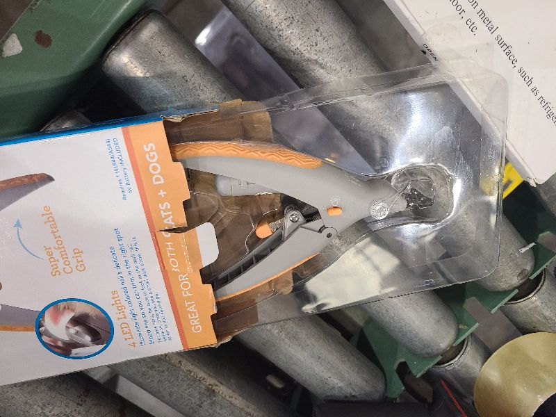 Photo 1 of Allstar Innovations PetiCare LED Light Pet Nail Clipper- Great for Trimming Cats & Dogs Nails & Claws, 5X Magnification That Doubles as a Nail Trapper, Quick-Clip, Steel Blades