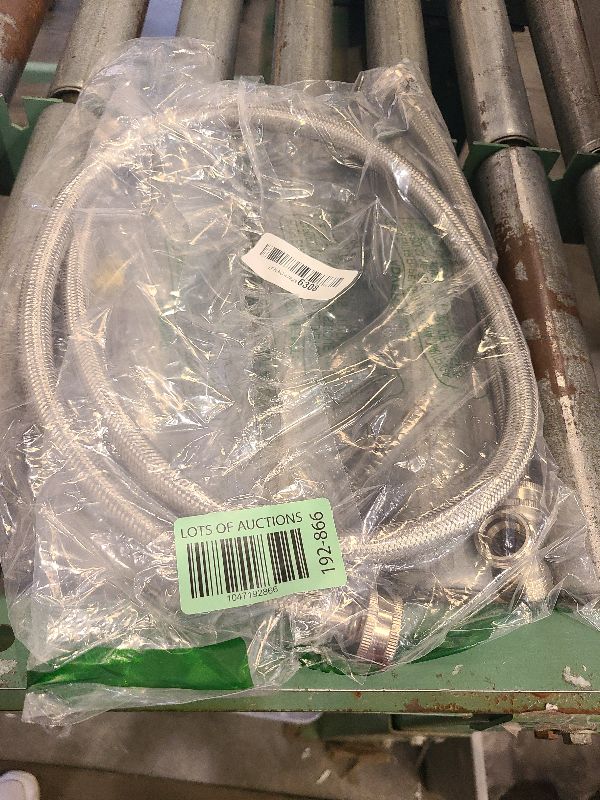 Photo 1 of 4FT Premium Steam Dryer Hose Installation Kit-Include 4 Ft 90 Degree Elbow Stainless Steel Hose,1 Foot Inlet Adapter Hose and Y Connector-Fit to All Steam Dryers by AMI PARTS