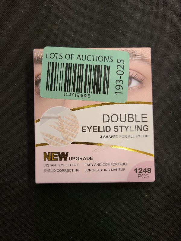 Photo 1 of 1248-Pcs Invisible Double Eyelid Tapes: Lifter Strips, Waterproof, Long-Lasting, For Hooded, Heavy, Uneven, Droopy Eeyelids, Wendy Lashes