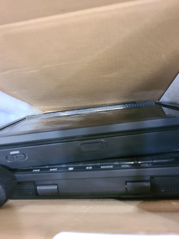 Photo 1 of 10.5" Dual Portable DVD Player for Car with 1080P HDMI Input, DESOBRY Rechargable Car DVD Player Dual Screen Play A Same or Two Different Movies, 5-Hour Battery, Support USB,AV in/Out