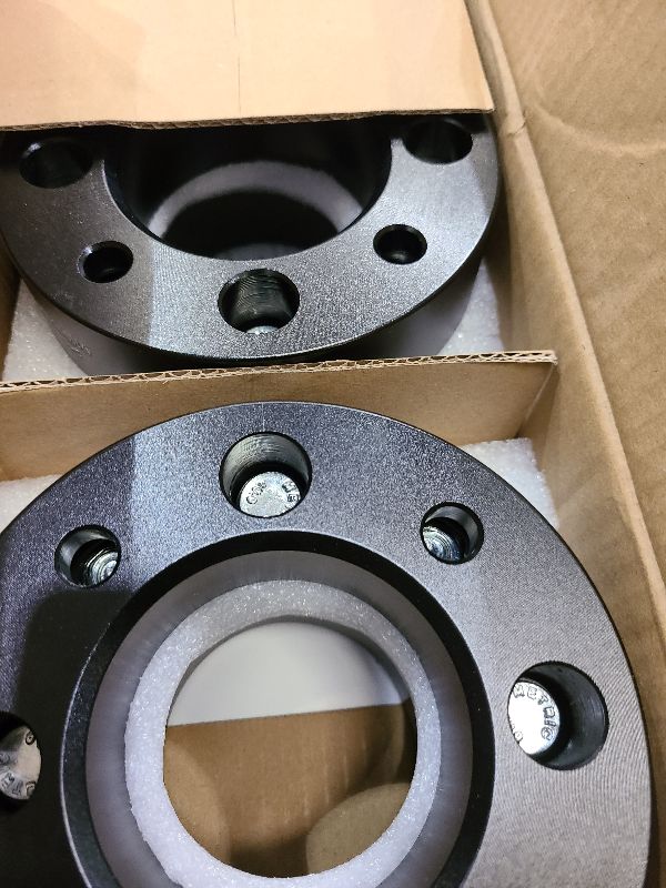 Photo 1 of 4x110 1.5in Wheel Spacers, Forged 4 Lugs Adapter, Fit for Honda Suzuki Yamaha Kawasaki Foreman 400 450 500 Rancher 350 400 420 Rincon 650 680 FourTrax 300 350, 76mm Bore M10x1.25 Stud 4pc