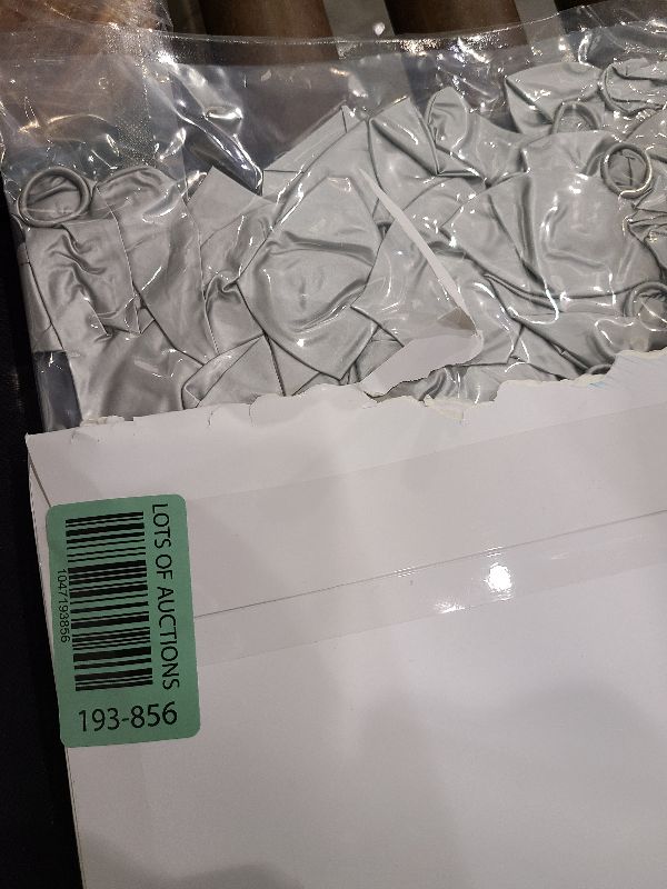 Photo 1 of 110 Pack Silver Metallic Chrome Balloons 12 Inch, Latex Party Balloons for Birthday Party Graduation Anniversary Baby Shower Wedding Decorations