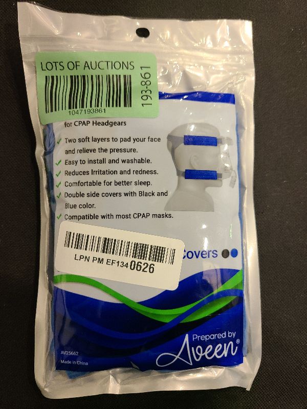 Photo 1 of 4-Packs CPAP strap covers, Soft Fleece CPAP strap comfort pads, CPAP face pads, Comfortable CPAP supplies for CPAP mask, CPAP accessories for sleep apnea mask, CPAP pads, comfort supply for CPAP