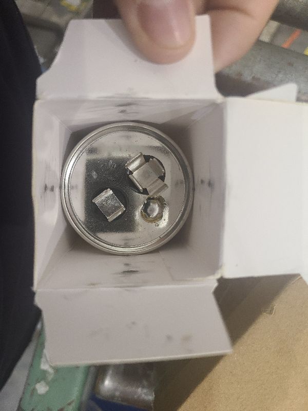 Photo 1 of 20 uF MFD ±6% 370V/440V CBB65 AC Capacitor, Dual Run Round Capacitor Replacement, 440 Volt HVAC for AC Unit Fan Motor Start or Heat Pump or Condenser Straight Cool