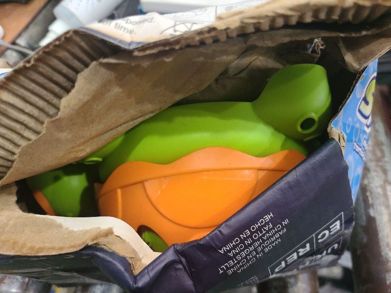 Photo 1 of 2 in 1 Sprinkler for Kids Summer Toys, Spinning Turtle & Bubble Machine Water Toys Toddler Outdoor Toys Backyard Games Splashing Fun Outside Toys Kids Sprinkler Gifts for Boys Girls