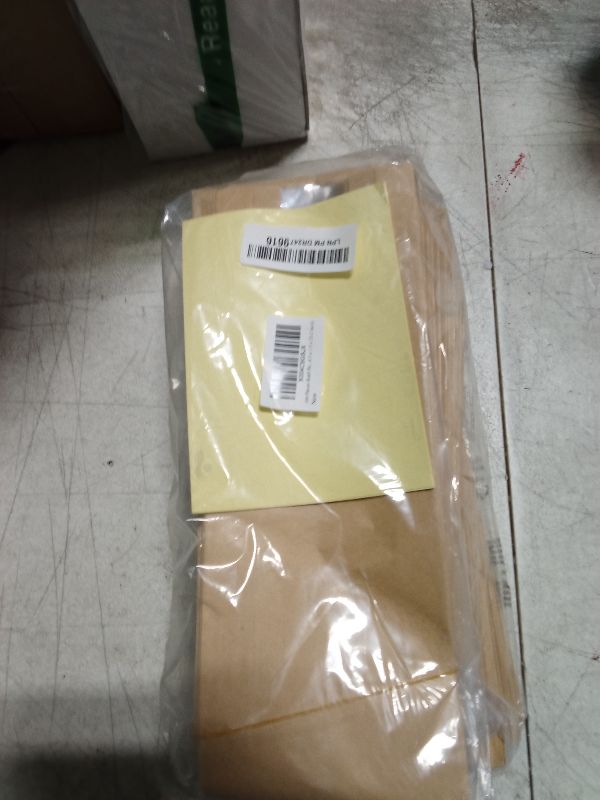 Photo 1 of 100 Pieces Kraft Paper Baguette Bread Bags with Window Long French Bread Bags for Homemade Brown Kraft Loaf Storage Sacks (4.3 x 1.5 x 23.2 Inch)