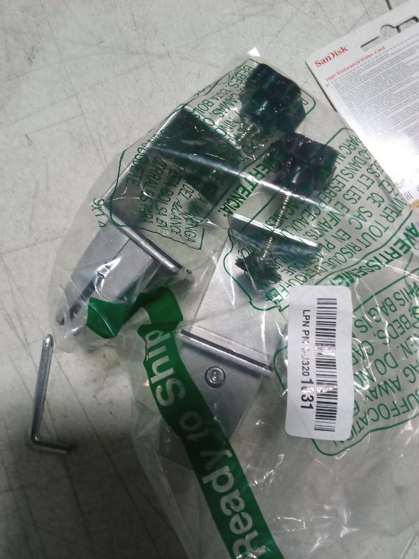 Photo 1 of Aluminum Adjustable Partition Clamp - Acrylic Desk Divider Support Clamp for Clear Shield