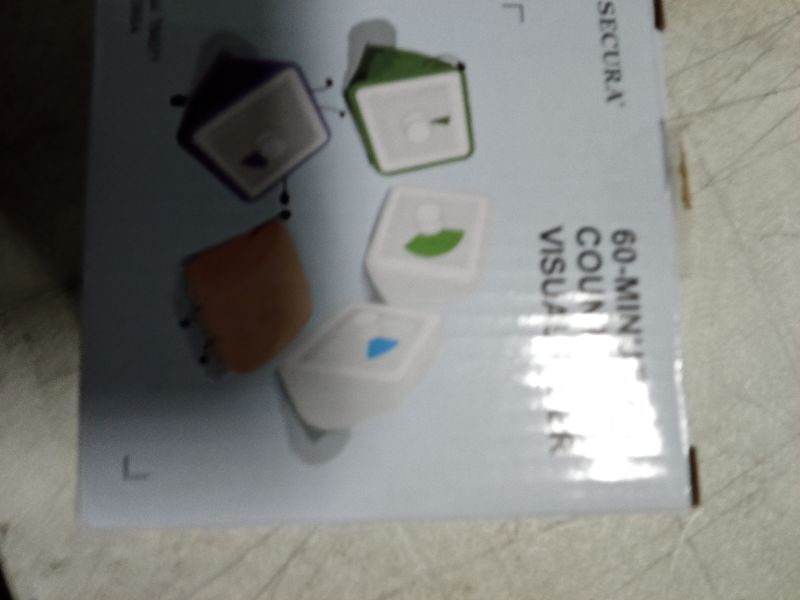 Photo 1 of Secura 60-Minute Visual Timer, Classroom Timer, Countdown Timer for Kids and Adults, Time Management Tool for Teaching (Blue & Blue)