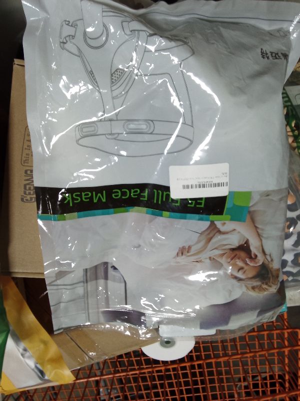 Photo 1 of CPAP Masks, Universal CPAP Full Face Mask Reuse Replacement Set for F20, Full Face Nasal CPAP Mask with Headgear, Elbow/Swivel and Cushion, Suitable for Various Models of CPAP Machines (M)