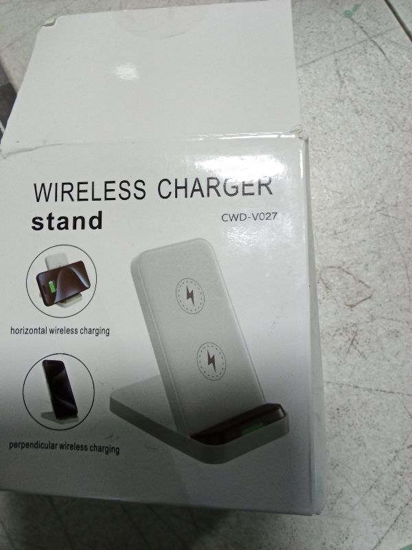 Photo 1 of 15W Samsung S25 Wireless Charger Fast Charging Stand for Galaxy S25 Ultra/S25 Plus/S24 Ultra/Z Flip6/Fold6,Android Wireless Charging Station with QC Adapter for Pixel 9/9 Pro XL/Fold/8/7 Pro,iPhone 16